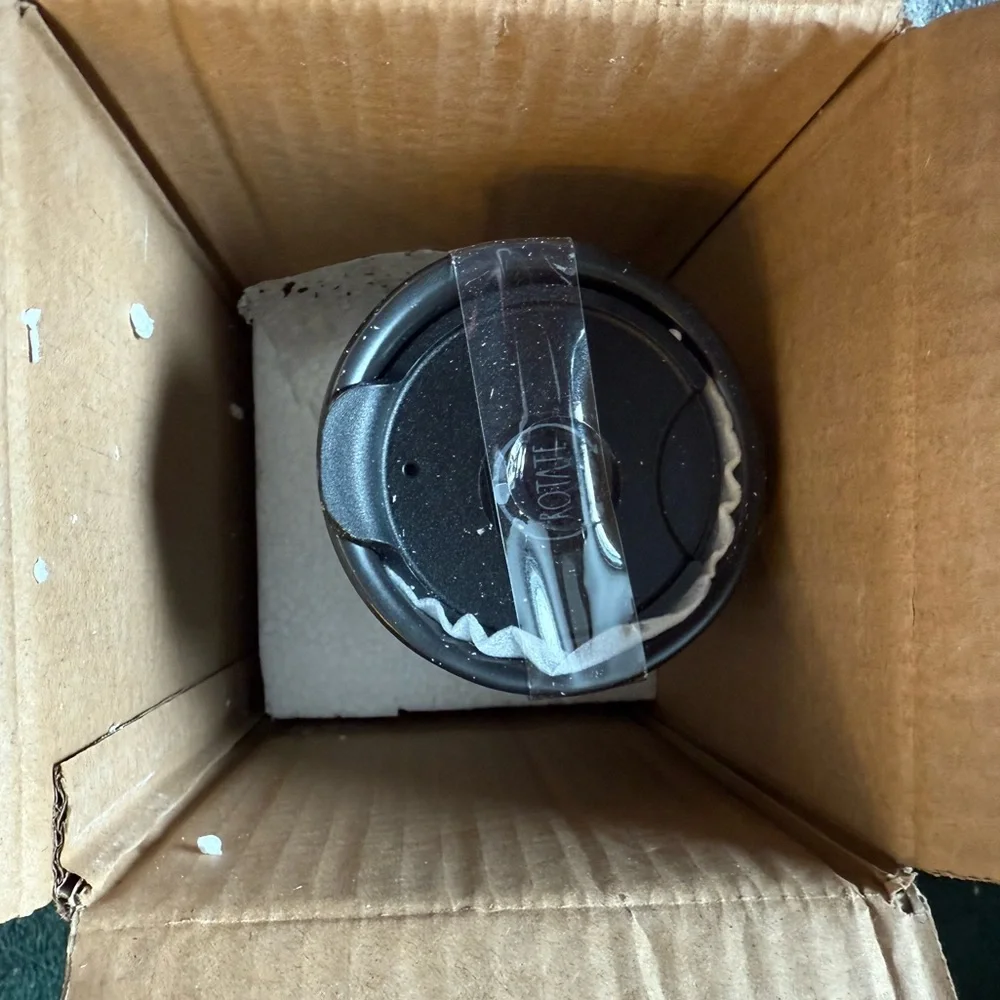 Rae Dunn Vampire‎ Juice Black Ceramic Travel Mug